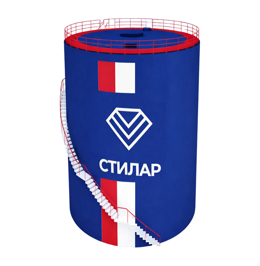 Цельносварной резервуар РВС для спирта 15 м³ от завода-производителя